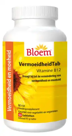 De Online Drogist Bloem VermoeidheidTab Tabletten aanbieding