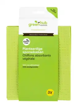 De Online Drogist GreenHub Plantaardige Sponsdoeken aanbieding