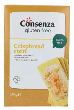De Online Drogist Consenza Glutenvrije Luchtige Maiscrackers aanbieding