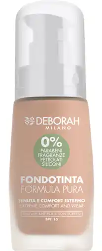 De Online Drogist Deborah Milano Formula Pura 01 Foundation aanbieding