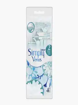 Flink Gillette Wegwerpscheermesjes Simply Venus2 4st aanbieding
