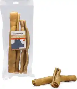 Intratuin Beeztees natuurlijke snack rund 150 g 2 stuks aanbieding