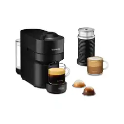 MediaMarkt De Longhi Nespresso Vertuo Pop & Milk De'longhi Env90.bae Zwart aanbieding