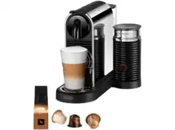 MediaMarkt De Longhi Nespresso Citiz & Milk Platinum En330.m Metaal aanbieding