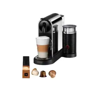 MediaMarkt De Longhi Nespresso Citiz & Milk Platinum En330.m Metaal aanbieding