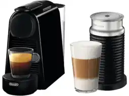 MediaMarkt De Longhi Nespresso Essenza Mini & Milk En85.bae Zwart aanbieding