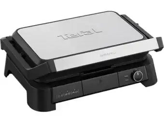 MediaMarkt Tefal Gc520d Supergrill 3-in-1 Xl Contactgrill Rvs & Zwart aanbieding