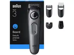 MediaMarkt Braun Bt 3560 Baardtrimmer Grijs aanbieding