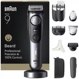 MediaMarkt Braun Baardtrimmer Bt9560 Metallic Grijs aanbieding