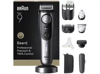 MediaMarkt Braun Baardtrimmer Bt9560 Metallic Grijs aanbieding