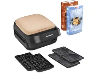 MediaMarkt Tefal Sw863j Snack Collection Tosti-en Wafelapparaat Abrikoos aanbieding