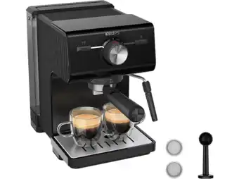 MediaMarkt Krups Xp3818 Authentic C50 Pistonmachine Zwart aanbieding