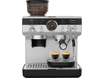 MediaMarkt Krups Xp804t Precision+ Pistonmachine Aluminium aanbieding