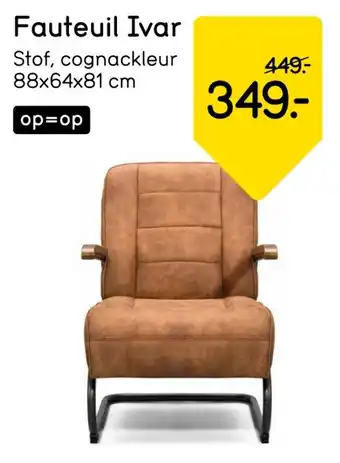 Leen Bakker Fauteuil Ivar aanbieding