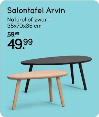 Leen Bakker Salontafel Arvin aanbieding