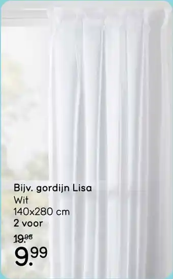 Leen Bakker Gordijn Lisa aanbieding