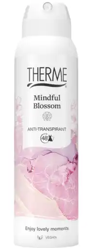 De Online Drogist Therme Deospray Anti-Transpirant Mindful Blossom 48h 150ML aanbieding