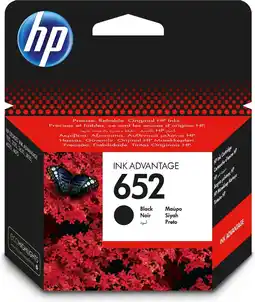 Bol.com HP 652 - Inkcartridge / Zwart / Blister (F6V25AE) aanbieding