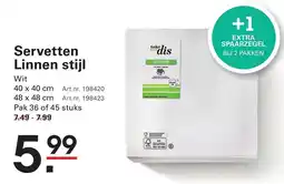 Sligro Servetten Linnen stijl aanbieding