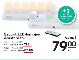 Sligro Securit led-lampjes amsterdam aanbieding