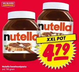 Nettorama Nutella hazelnootpasta aanbieding