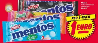 Nettorama Mentos aanbieding