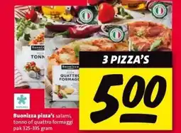Nettorama Buonizza pizza's aanbieding