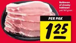 Nettorama Bakbacon of streaky bakbacon aanbieding