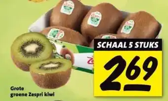 Nettorama Grote groene Zespri kiwi aanbieding
