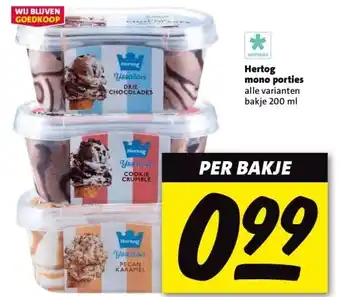 Nettorama Hertog mono porties aanbieding