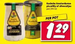 Nettorama Kesbeke Amsterdamse piccalilly of zilveruitjes aanbieding