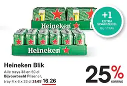Sligro Heineken Blik aanbieding
