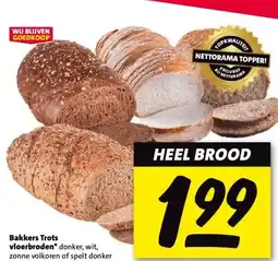 Nettorama Bakkers Trots vloerbroden aanbieding