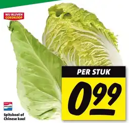 Nettorama Spitskool of Chinese kool aanbieding