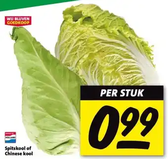 Nettorama Spitskool of Chinese kool aanbieding