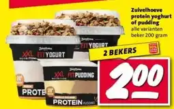 Nettorama Zuivelhoeve protein yoghurt of pudding aanbieding