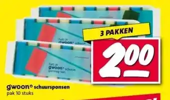 Nettorama gwoon° schuursponsen aanbieding