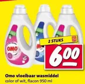 Nettorama Omo vloeibaar wasmiddel aanbieding