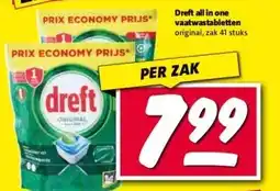 Nettorama Dreft all in one vaatwastabletten aanbieding