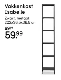 Leen Bakker Vakkenkast Isabelle aanbieding