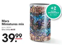 Sligro Mars Miniatures mix aanbieding