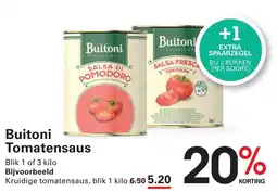 Sligro Buitoni Tomatensaus aanbieding