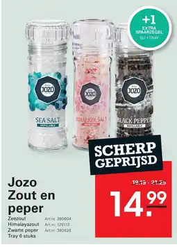 Sligro Jozo Zout en peper aanbieding