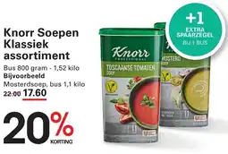 Sligro Knorr Soepen Klassiek assortiment aanbieding