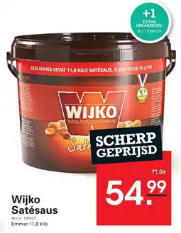 Sligro Wijko Satésaus aanbieding
