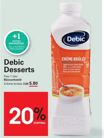 Sligro Debic Desserts aanbieding