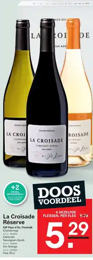 Sligro La Croisade Réserve aanbieding