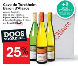 Sligro Cave de Turckheim Baron d'Alsace aanbieding
