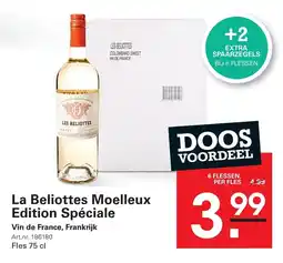 Sligro La Beliottes Moelleux Edition Spéciale aanbieding