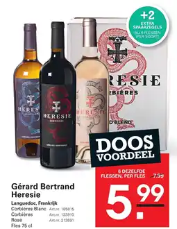 Sligro Gerard bertrand Heresie aanbieding